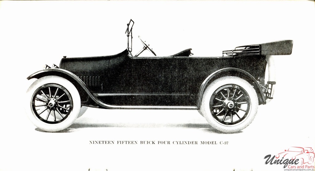 1915 Buick Specifications Folder Page 8